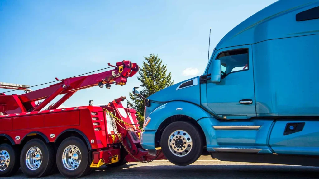 Towing big trucks